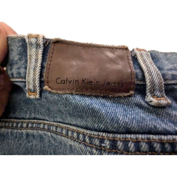 Calvin Klein Jeans Easy Fit Mens Denim Blue Size 38 Straight Leg - Picture 2 of 8